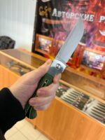 Складной нож пчак, сталь д-2,ручка G-10 — изображение 2