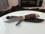 Нож Сапсан, домасская сталь, ручка в венге — изображение 3