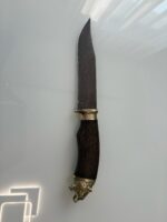 Нож Сапсан, домасская сталь, ручка в венге
