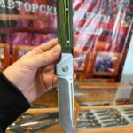 Складной нож пчак, сталь д-2,ручка G-10
